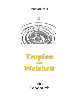 cover image of Tropfen der Weisheit